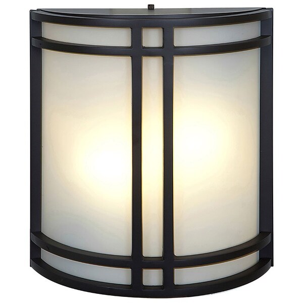 Access Lighting Artemis, 2 Light Outdoor Wall Mount, Bronze Finish, Opal Glass 20362-BRZ/OPL - main